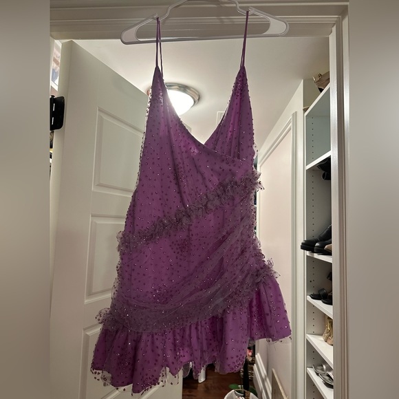 Sparkly purple lilac dress - Picture 4 of 4